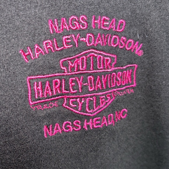 Harley Davidson Ladies T-Shirt Nags Head, NC. Size Medium - Picture 4 of 7